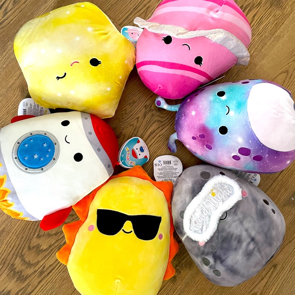 Squishmallow space squad 8”  set of 6